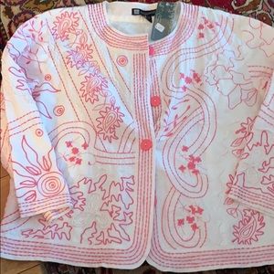 Short summer 4 button 3/4 sleeve top